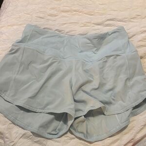 Lululemon Athletica Light Blue Athletic Shorts